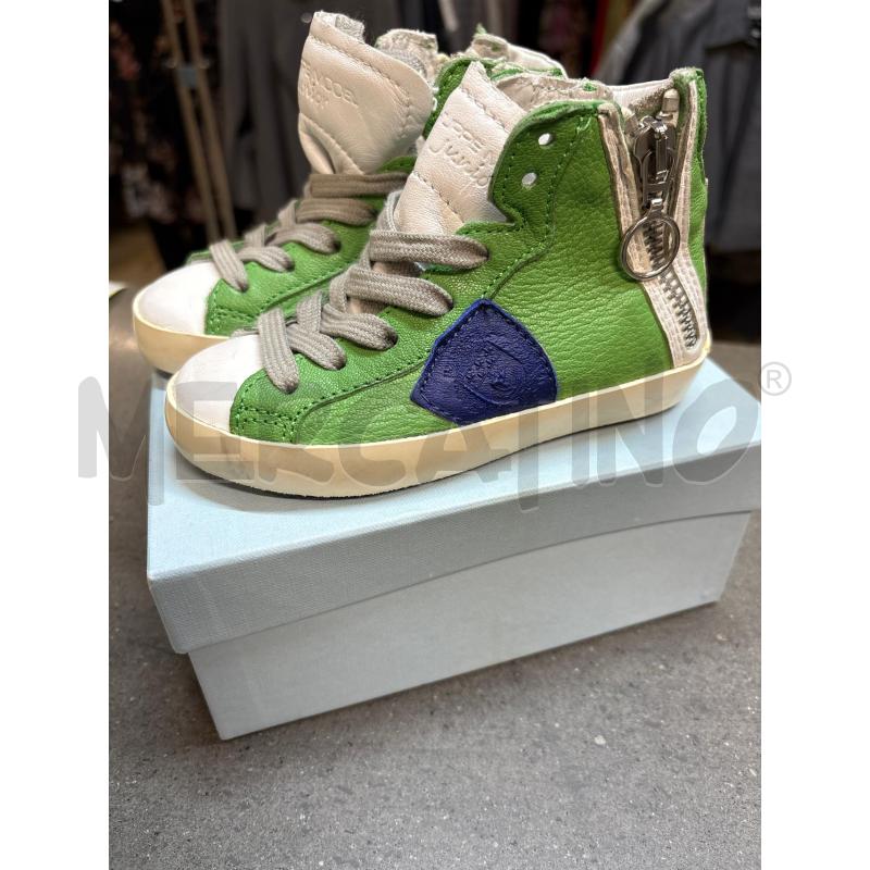 SCARPE BAMBINO PHILIP MODEL VERDE BLU | Mercatino dell'Usato Acerra 2