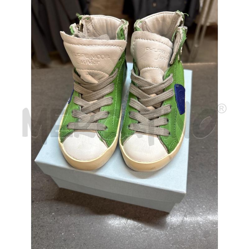 SCARPE BAMBINO PHILIP MODEL VERDE BLU | Mercatino dell'Usato Acerra 3