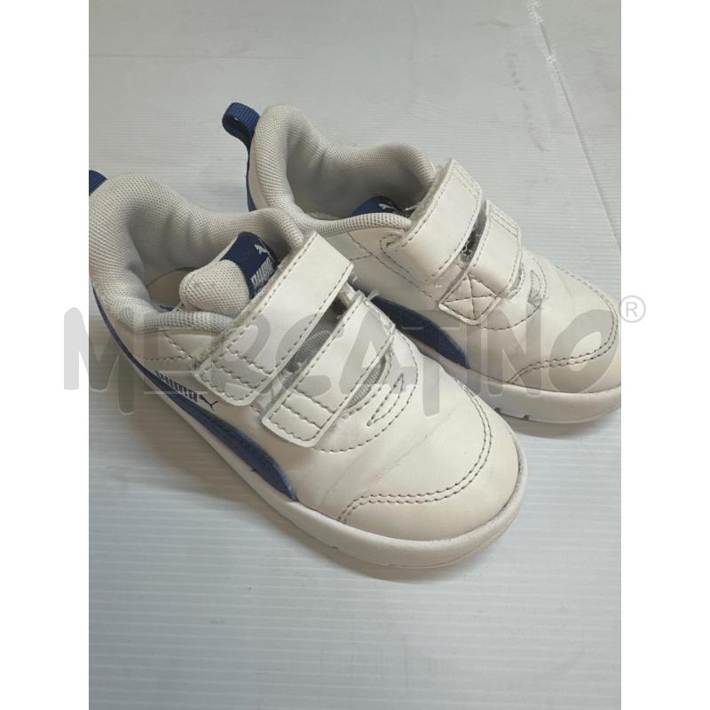 SCARPE BAMBINO PUMA BIANCA CON BLU  | Mercatino dell'Usato Acerra 1
