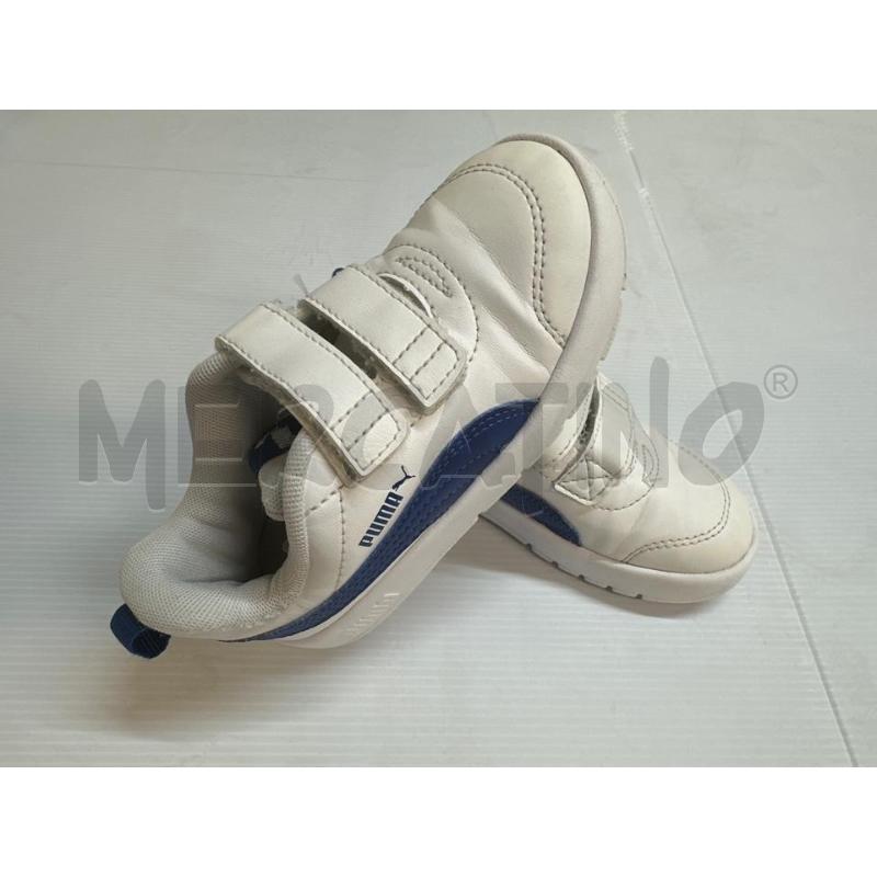 SCARPE BAMBINO PUMA BIANCA CON BLU  | Mercatino dell'Usato Acerra 2