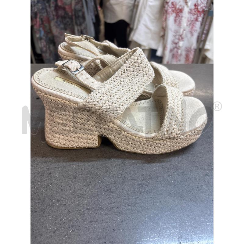 SCARPE DONNA BEIGE CON TACCO CORINA | Mercatino dell'Usato Acerra 2