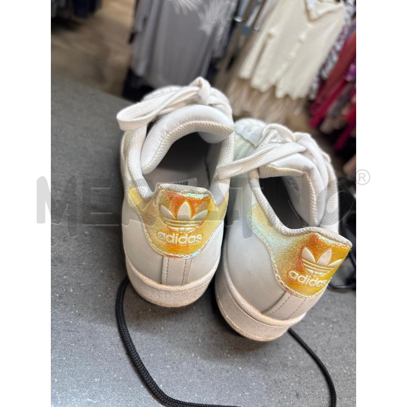 SCARPE DONNA BIANCO ADIDAS ARANCIONE | Mercatino dell'Usato Acerra 3