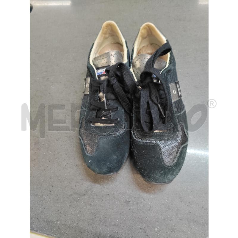 SCARPE DONNA BLAUER NERO PAIETTE | Mercatino dell'Usato Acerra 1