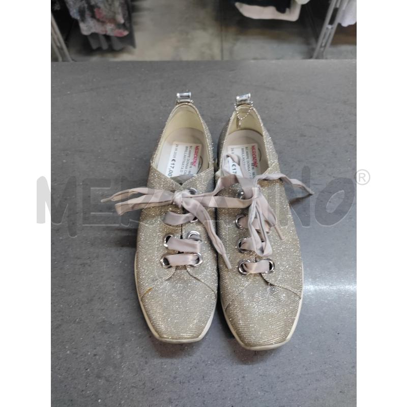 SCARPE DONNA CAFENOIR BRILLANTINATA DORATA | Mercatino dell'Usato Acerra 1