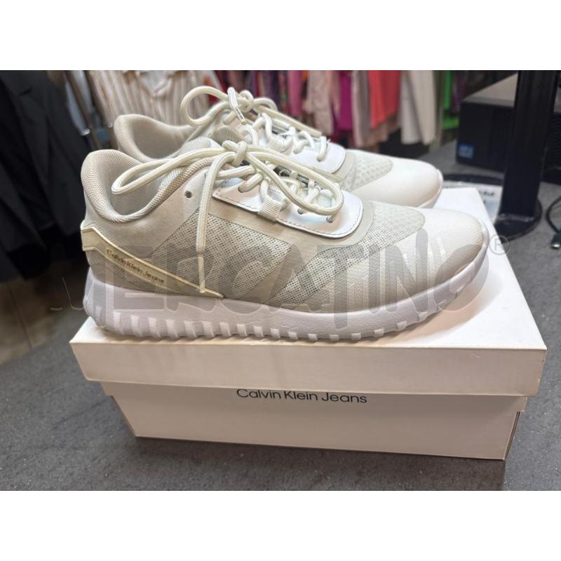 SCARPE DONNA CALVIN KLEIN JEANS BEIGE BIANCO | Mercatino dell'Usato Acerra 2