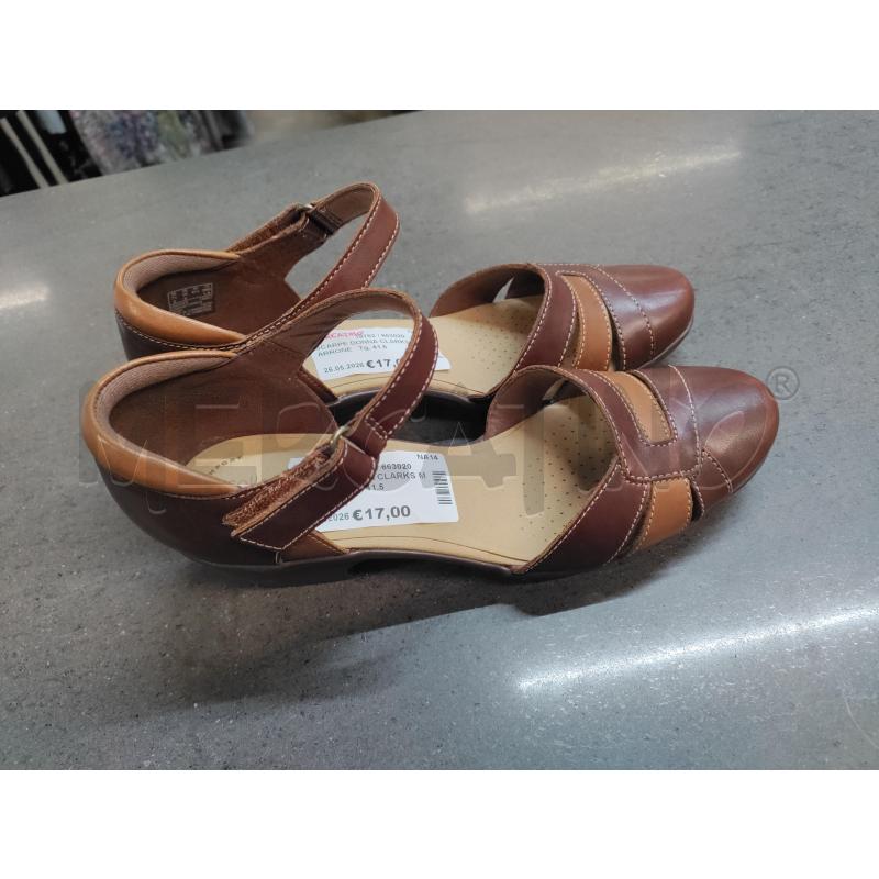 SCARPE DONNA CLARKS MARRONE  | Mercatino dell'Usato Acerra 2
