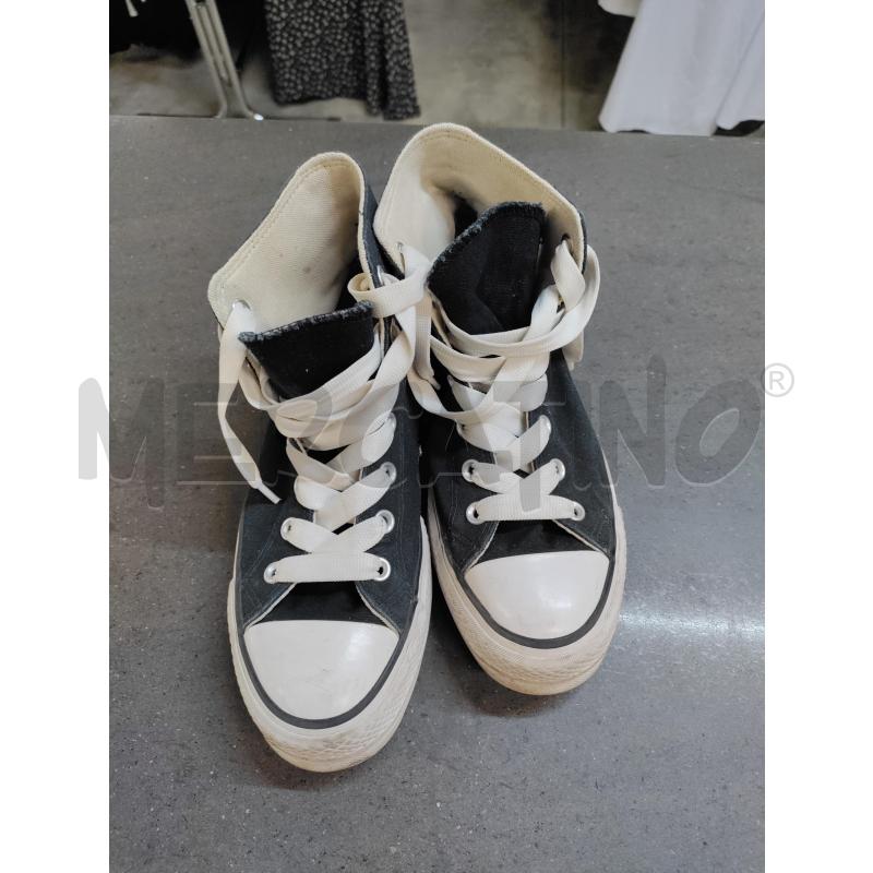 SCARPE DONNA CONVERSE NERO COLLO BIANCO | Mercatino dell'Usato Acerra 1
