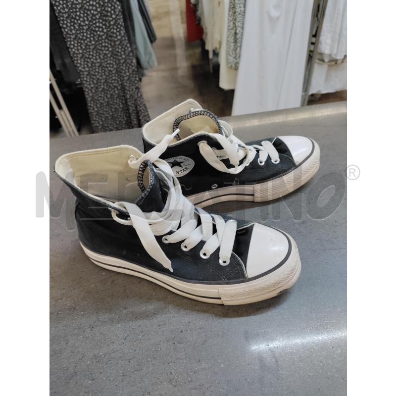SCARPE DONNA CONVERSE NERO COLLO BIANCO | Mercatino dell'Usato Acerra 2