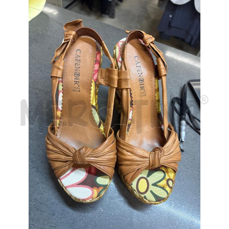 SCARPE DONNA CON ZEPPA CAFENOIR MARRONE | Mercatino dell'Usato Acerra 1