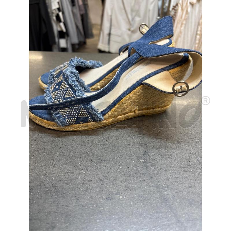 SCARPE DONNA CON ZEPPA CAMOMILLA IN DENIM | Mercatino dell'Usato Acerra 2