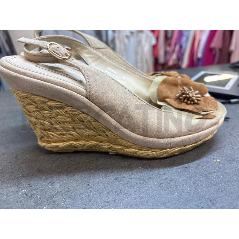 SCARPE DONNA CON ZEPPA PAGLIA GEOX BEIGE | Mercatino dell'Usato Acerra 2