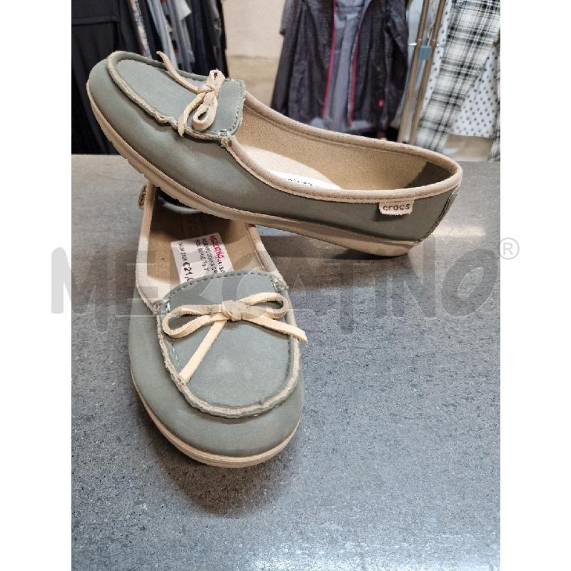 SCARPE DONNA CROCS VERDE BEIGE | Mercatino dell'Usato Acerra 2
