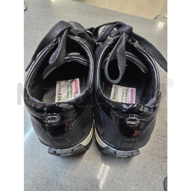 SCARPE DONNA CULT NERO ZEPPA BIANCO | Mercatino dell'Usato Acerra 2