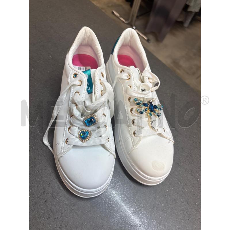SCARPE DONNA DIADORA BIANCO STRASS BLU | Mercatino dell'Usato Acerra 1