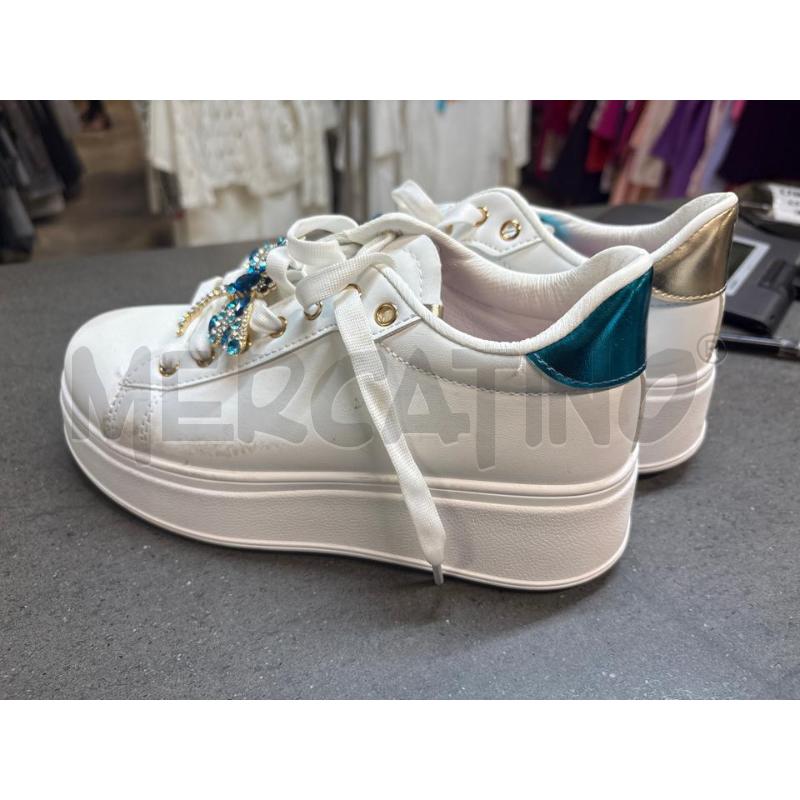 SCARPE DONNA DIADORA BIANCO STRASS BLU | Mercatino dell'Usato Acerra 3