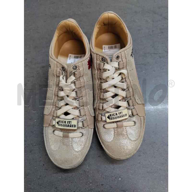 SCARPE DONNA DSQUARED BEIGE | Mercatino dell'Usato Acerra 1