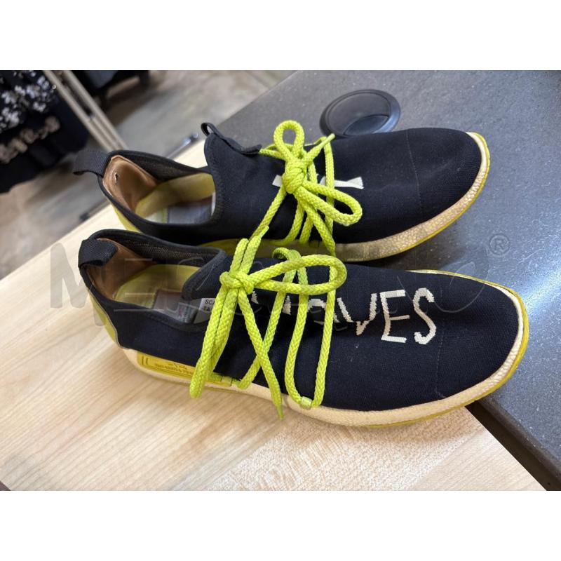 SCARPE DONNA ELISABETTA FRANCHI NERO GIALLO | Mercatino dell'Usato Acerra 1