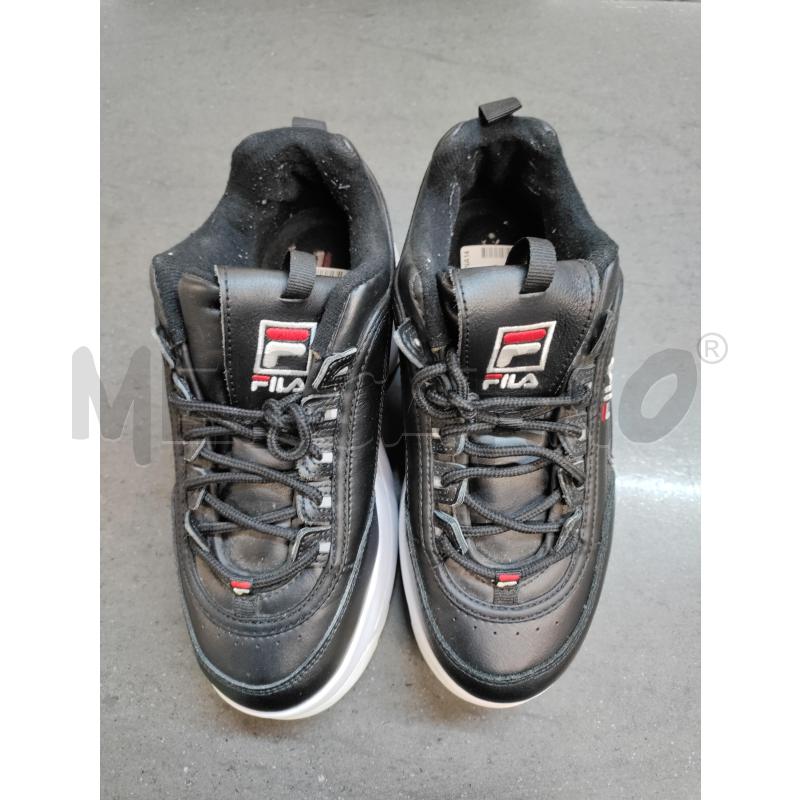 SCARPE DONNA FILA NERO CON ZEPPA NERO | Mercatino dell'Usato Acerra 1
