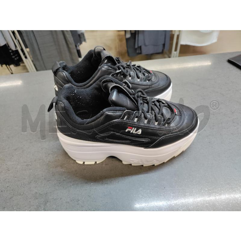 SCARPE DONNA FILA NERO CON ZEPPA NERO | Mercatino dell'Usato Acerra 2