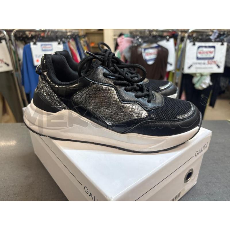 SCARPE DONNA GAUDÌ NERO SILVER | Mercatino dell'Usato Acerra 3
