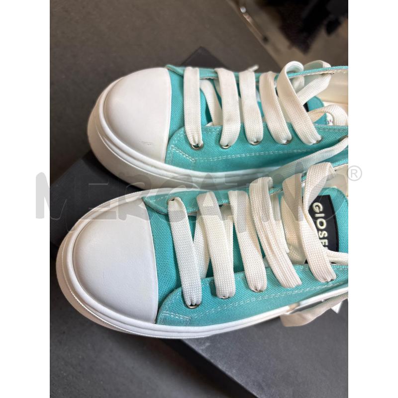 SCARPE DONNA GIOSELIN AZZURRO BIANCO | Mercatino dell'Usato Acerra 4