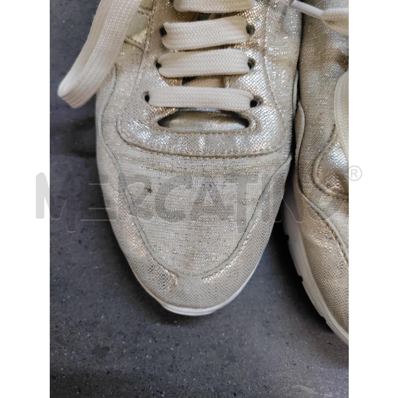 SCARPE DONNA HOGAN BEIGE LAMINATO | Mercatino dell'Usato Acerra 2