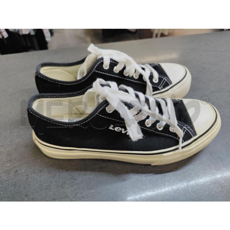 SCARPE DONNA LEVIS NERO BIANCO | Mercatino dell'Usato Acerra 2