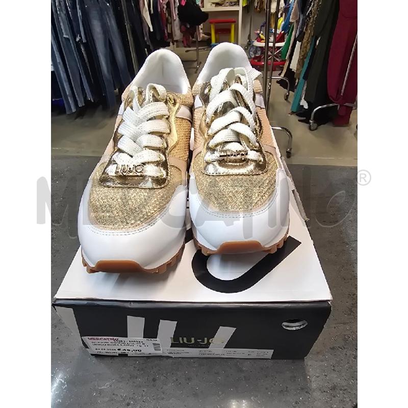SCARPE DONNA LIU-JO BIANCO ROSA LAMINATO | Mercatino dell'Usato Acerra 1