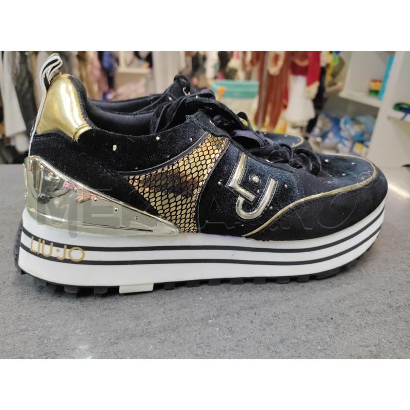 SCARPE DONNA LIU JO NERO DORATO | Mercatino dell'Usato Acerra 2
