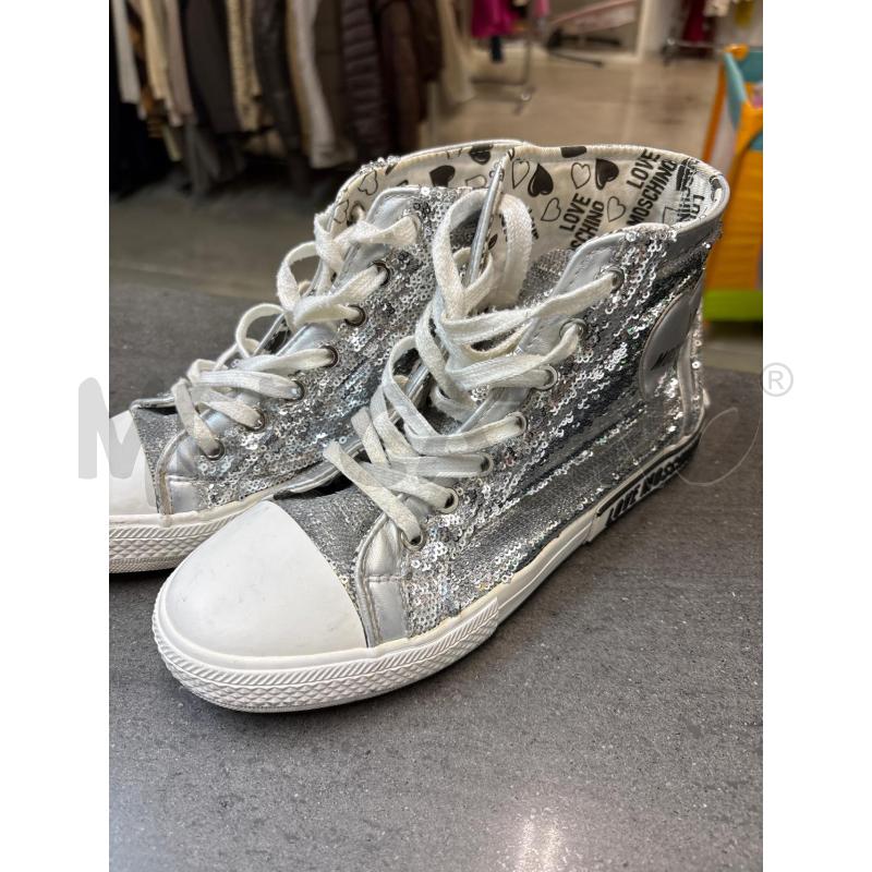 SCARPE DONNA LOVE MOSCHINO STRASS SILVER | Mercatino dell'Usato Acerra 2