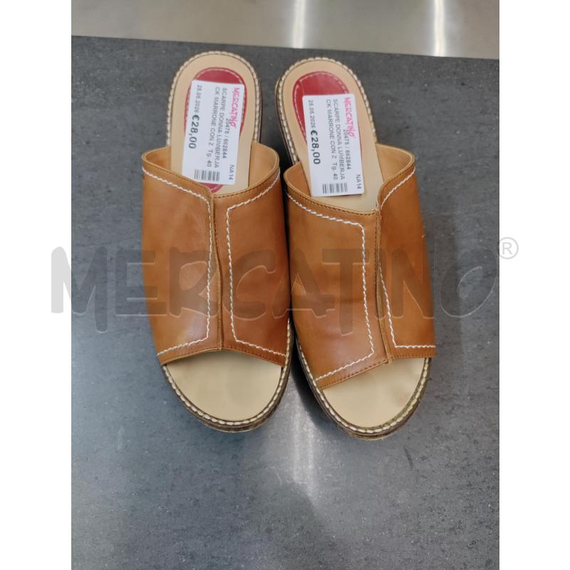 SCARPE DONNA LUMBERJACK MARRONE CON ZEPPA | Mercatino dell'Usato Acerra 1