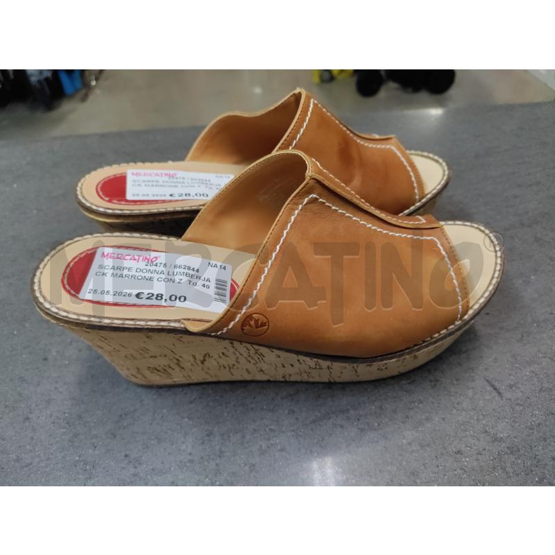 SCARPE DONNA LUMBERJACK MARRONE CON ZEPPA | Mercatino dell'Usato Acerra 2