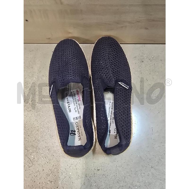 SCARPE DONNA NAVARRO BLU TRAFORATO | Mercatino dell'Usato Acerra 2