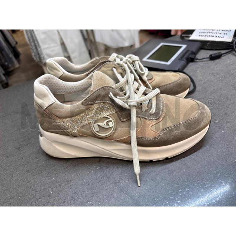 SCARPE DONNA NEROGIARDINI BEIGE MARRONCINO | Mercatino dell'Usato Acerra 2