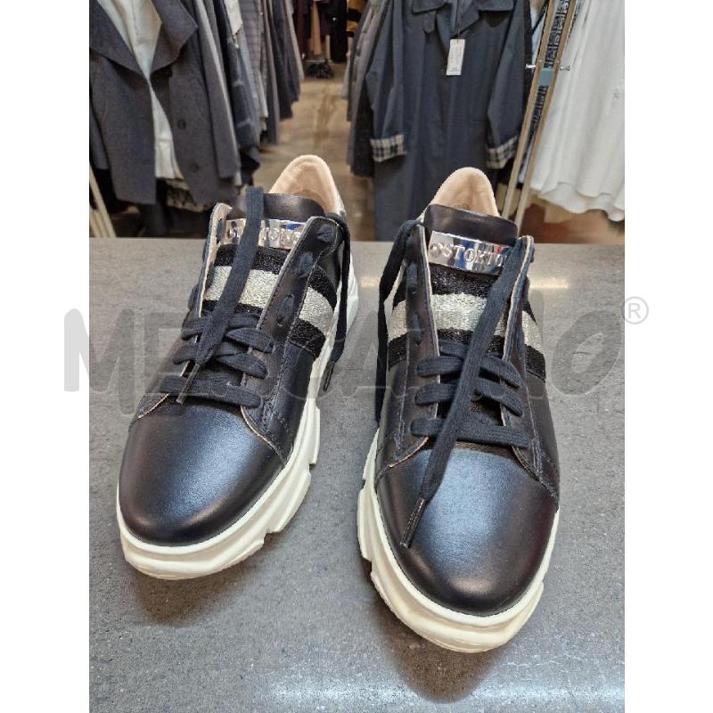 SCARPE DONNA NERO BIANCO STOKTON | Mercatino dell'Usato Acerra 1
