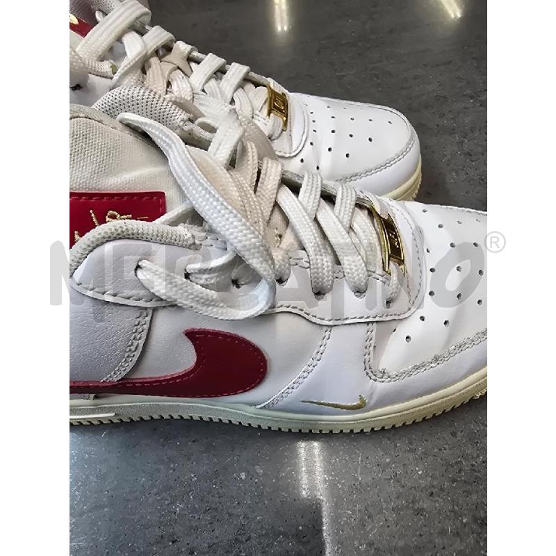 SCARPE DONNA NIKE AIR BIANCO ROSSO | Mercatino dell'Usato Acerra 3