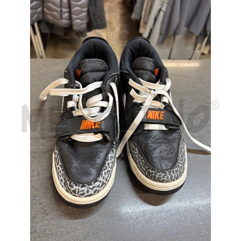 SCARPE DONNA NIKE AIR JORDAN NERO BIANCO ARANCIONE | Mercatino dell'Usato Acerra 1