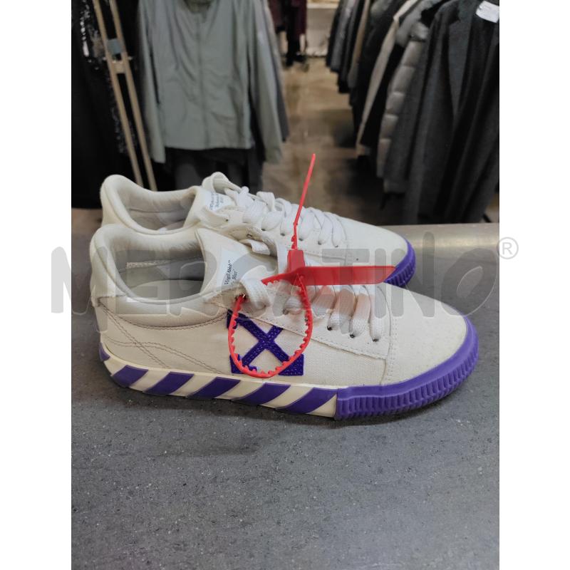 SCARPE DONNA OFF WHITE BIANCO VIOLA | Mercatino dell'Usato Acerra 3
