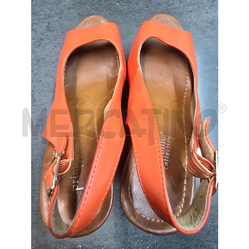 SCARPE DONNA PRIMADONNA ARANCIONE CON ZEPPA | Mercatino dell'Usato Acerra 2