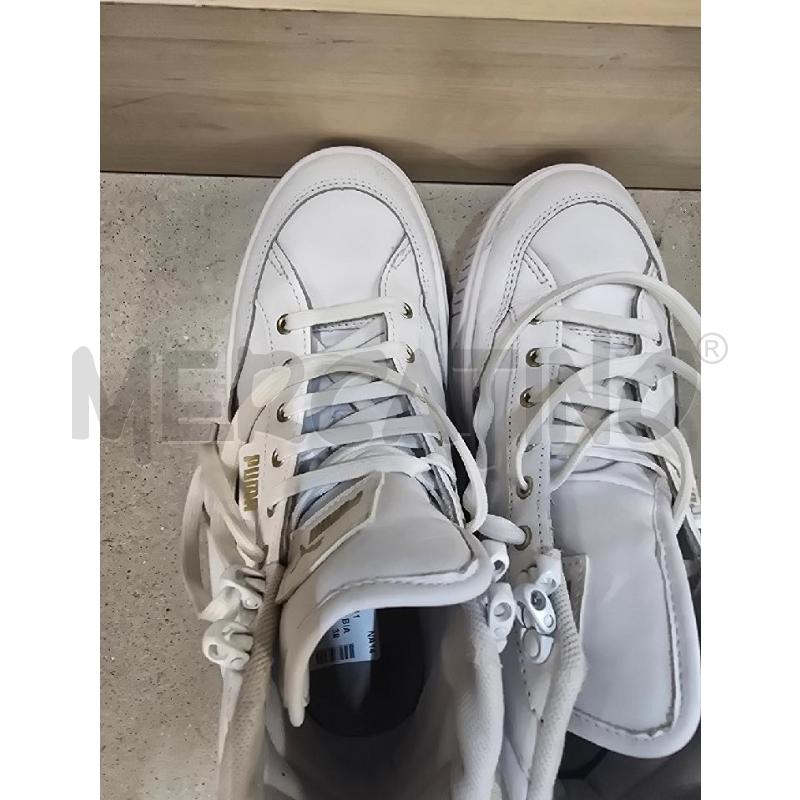 SCARPE DONNA PUMA BIANCO NERO COLLO ALTO | Mercatino dell'Usato Acerra 3