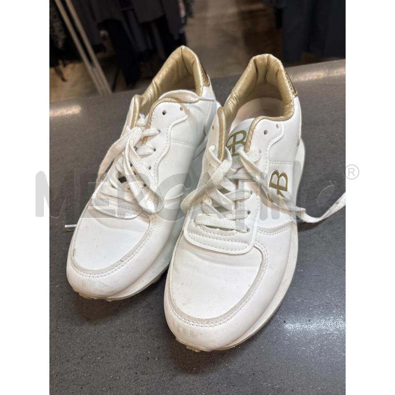 SCARPE DONNA RENATO BALESTRA BIANCO DORATO | Mercatino dell'Usato Acerra 2