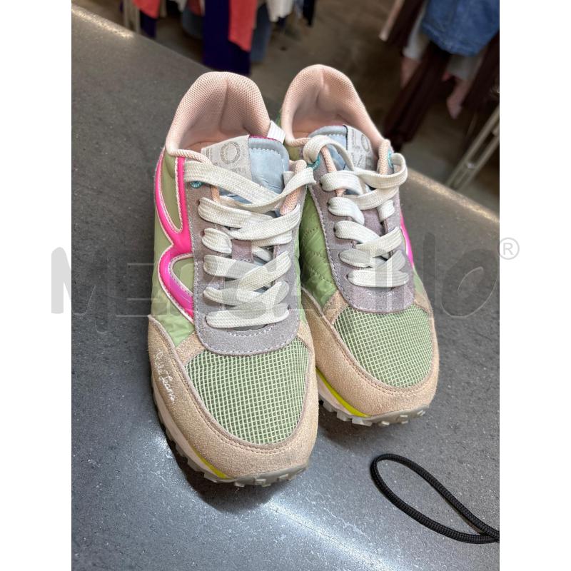 SCARPE DONNA RIFLE JEANS VERDE ROSA | Mercatino dell'Usato Acerra 1