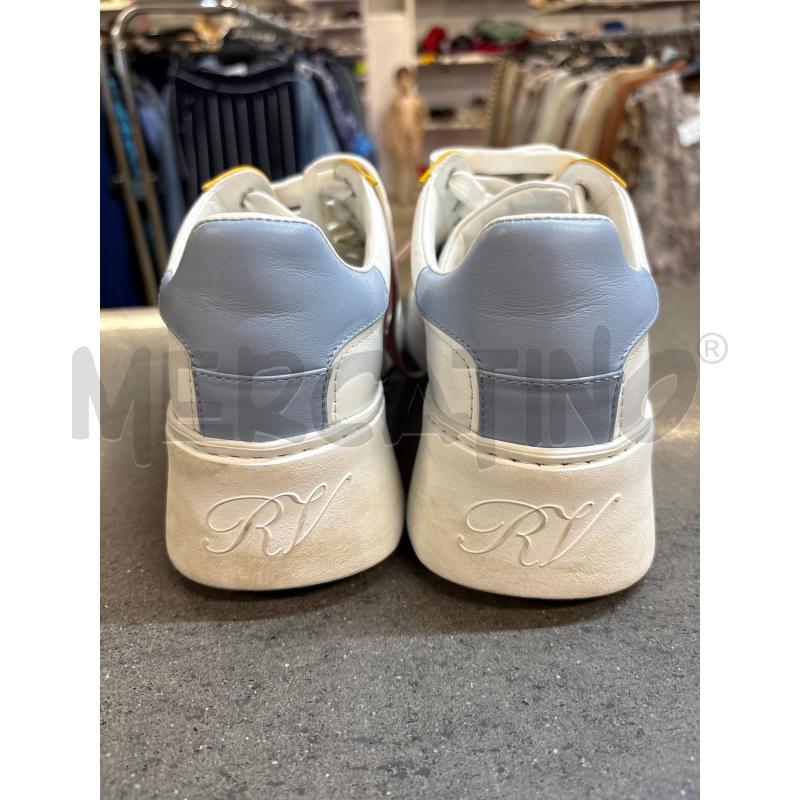 SCARPE DONNA ROGER VIVIER PARIS BIANCO GIALLO ROSA | Mercatino dell'Usato Acerra 3