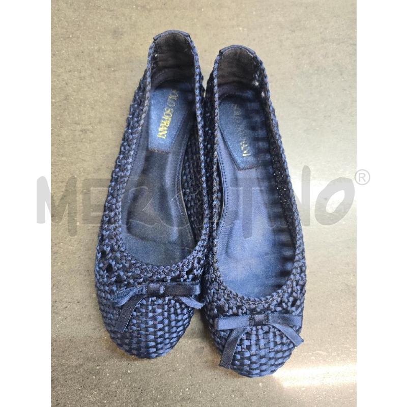 SCARPE DONNA SOLO SOPRANI BLU TRAFORATE | Mercatino dell'Usato Acerra 1