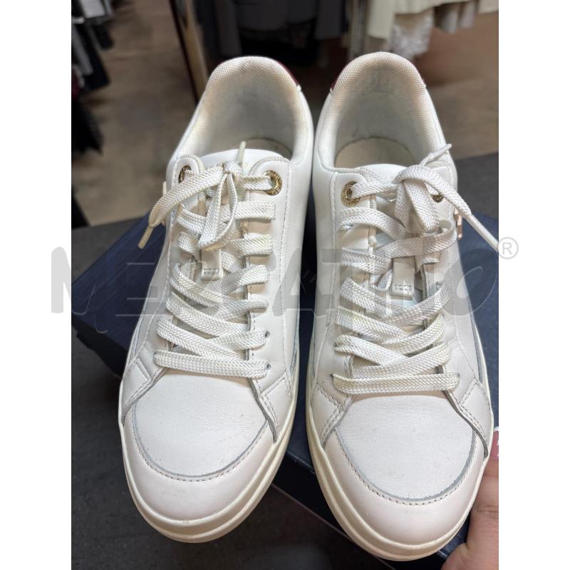 SCARPE DONNA TOMMY HILFIGER BIANCO  | Mercatino dell'Usato Acerra 4