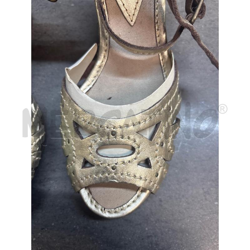 SCARPE DONNA TOMMY HILFIGER DORATO CON ZEPPA | Mercatino dell'Usato Acerra 2