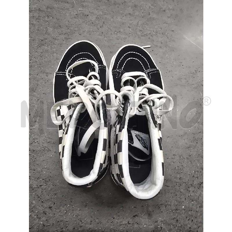 SCARPE DONNA VANS NERO BIANCO COLLO ALTO | Mercatino dell'Usato Acerra 2