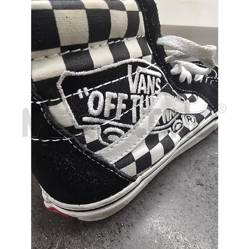 SCARPE DONNA VANS NERO BIANCO COLLO ALTO | Mercatino dell'Usato Acerra 3