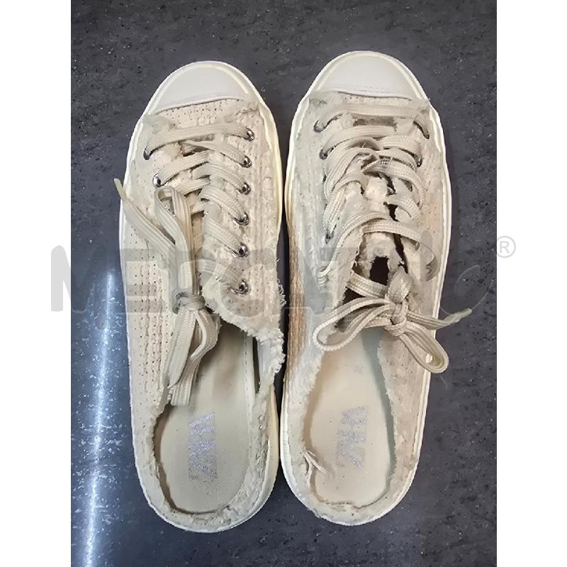 SCARPE DONNA ZARA BEIGE APERTE DIETRO | Mercatino dell'Usato Acerra 2