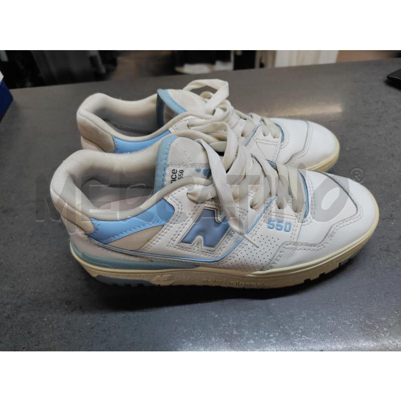SCARPE NEW BALANCE 550 BIANCO CELESTE | Mercatino dell'Usato Acerra 2